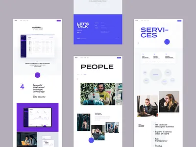 Visux Website about case clean contact design layout light modern services study ui ux website