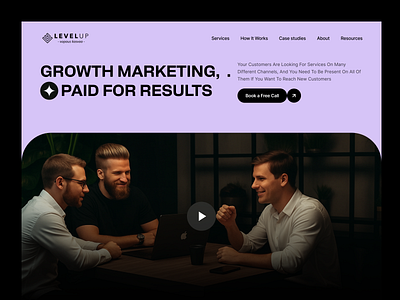 Marketing Agency Website agency agency website branding brutalism creative agency hero hero section home page landing page marketing agency website minimal startuo ui ui design uiux ux web design website agency design