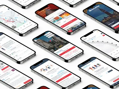 VoiceMap audio tour clean iphone map mobile travel ui