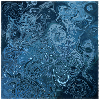 Ripples abstract blue digital painting ripples water