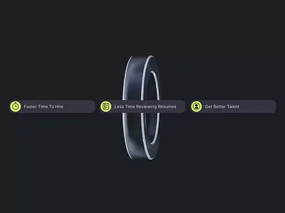 J.AI 3d award branding design flat illustration logo minimal motion graphics ring type typography ui web webgl