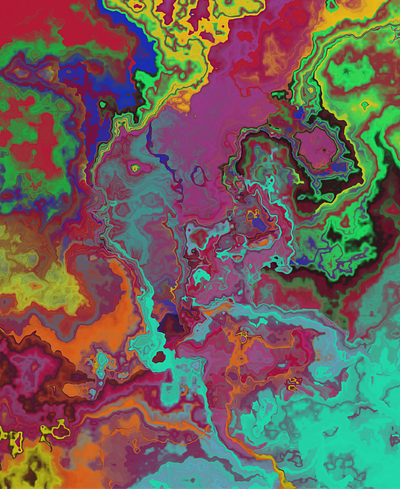 Organic Abstraction abstract digital painting