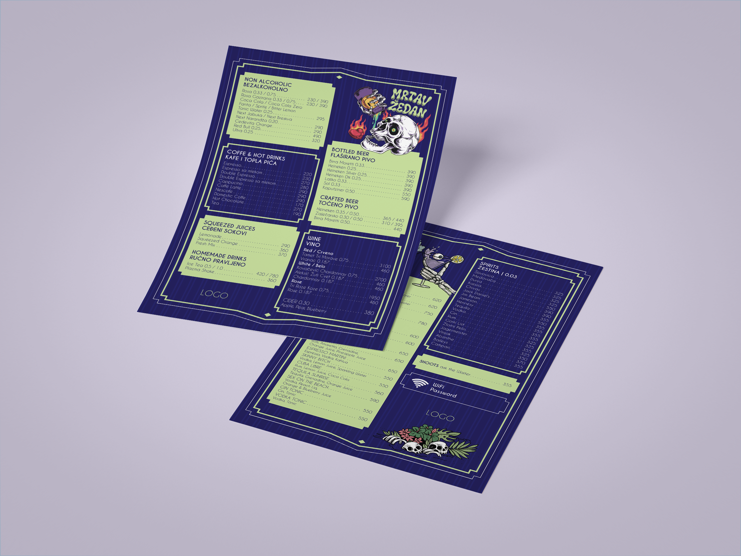 Drink Menu bar drink bar desing drink card graphic design illustration illustrator menu pub typography