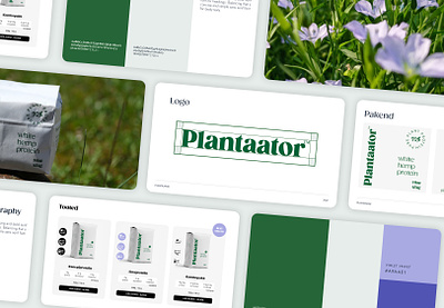 Plantaator's Branding branding design graphic design logo packaging ui ux