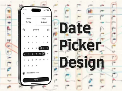 Date Picker Design calendar daily ui data data picker mobile mobile app ui ui080 ux uxui web design