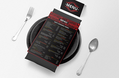 Menu Card Design adobe illustrator brand brand identity branding card dadvertising design designs food frestaurant graphic design illustration logo marketing menu menu card print prints