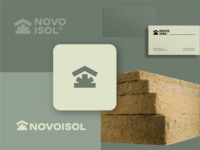 Logo Design for technical hemp insulation brand identity branding brandma brandmark graphic design identity logo logo design logo designer logo maker logotype minimalist modern simple
