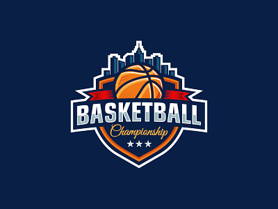 Basketball Championship Logo basketball basketball championship basketball logo branding city design illustration logo logo badge nba sport sport logo tournament vector
