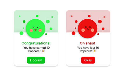 Success and Failure message dailyui graphic design illustration typography ui ux
