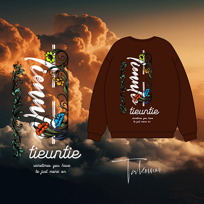 TIEUNTIE nature tee 3d animation branding design graphic design logo motion graphics