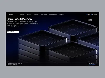 AI Landing page website design scroll animation ✦ LinkLayer ai animation design interaction landing page motion graphics service site startup ui ux web design website