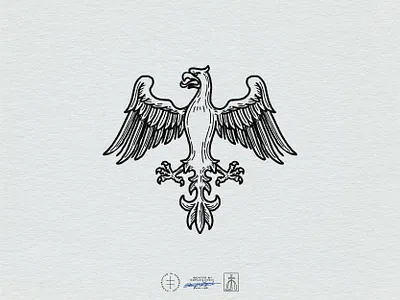 Town Brewery Label Illustration #2 animal bird black and white brand design brand identity branding branding design classic hand drawn handdrawn heraldic identity design illustration illustrator logo logo design traditional vector vintage visual identity