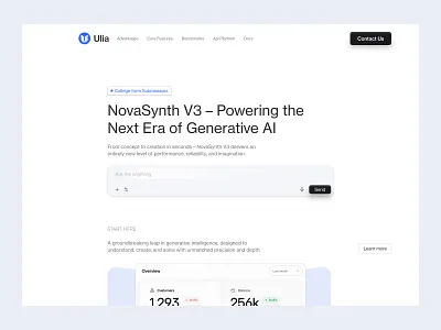 Redefining Speed & Creativity in Generative A aiwebsite cleanui creativeai darkandlightmode futuristicdesign herosection interfacedesgin landingpage modernwebdesign opensourceai productdesgin techlandingpage uiuxdesign visualdesgin webdesign