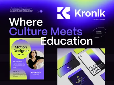 Branding for Online Educational Platform brand design brand designer brand guidelines brand identity brand sign brandbook branding business culture design edtech education gradient identity logo logo design logotype logotype design startup visual identity