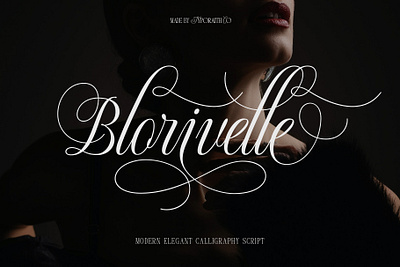 Blorivelle | Elegant Calligraphy boho font branding branding font calligraphy design elegant font graphic design luxury font modern font modern script script font typography wedding font