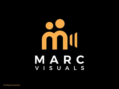 Marc Visuals - Letter M Monogram Logo Design brand identity brand logo branding branding designer camera chinthaka gunaratne design graphic design initial letter logo letter logo letter m logo logo design logo designer m logo m monogram monogram monogram creation studio logo videography logo