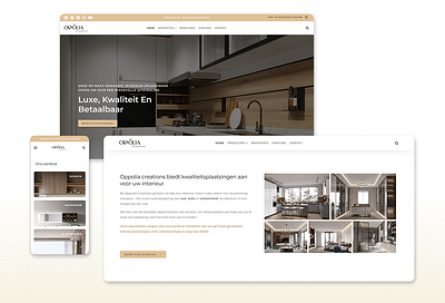 Oppolia Creations FE ecommerce branding e commerce frontend developement ui