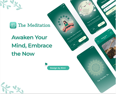 The Meditation App app creativity latest design meditation meditationapp mobileaap ui