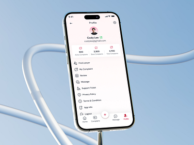 Mobile App Profile Settings UI Design clean design figma ui mobile app ui profile setting user account ux ui design