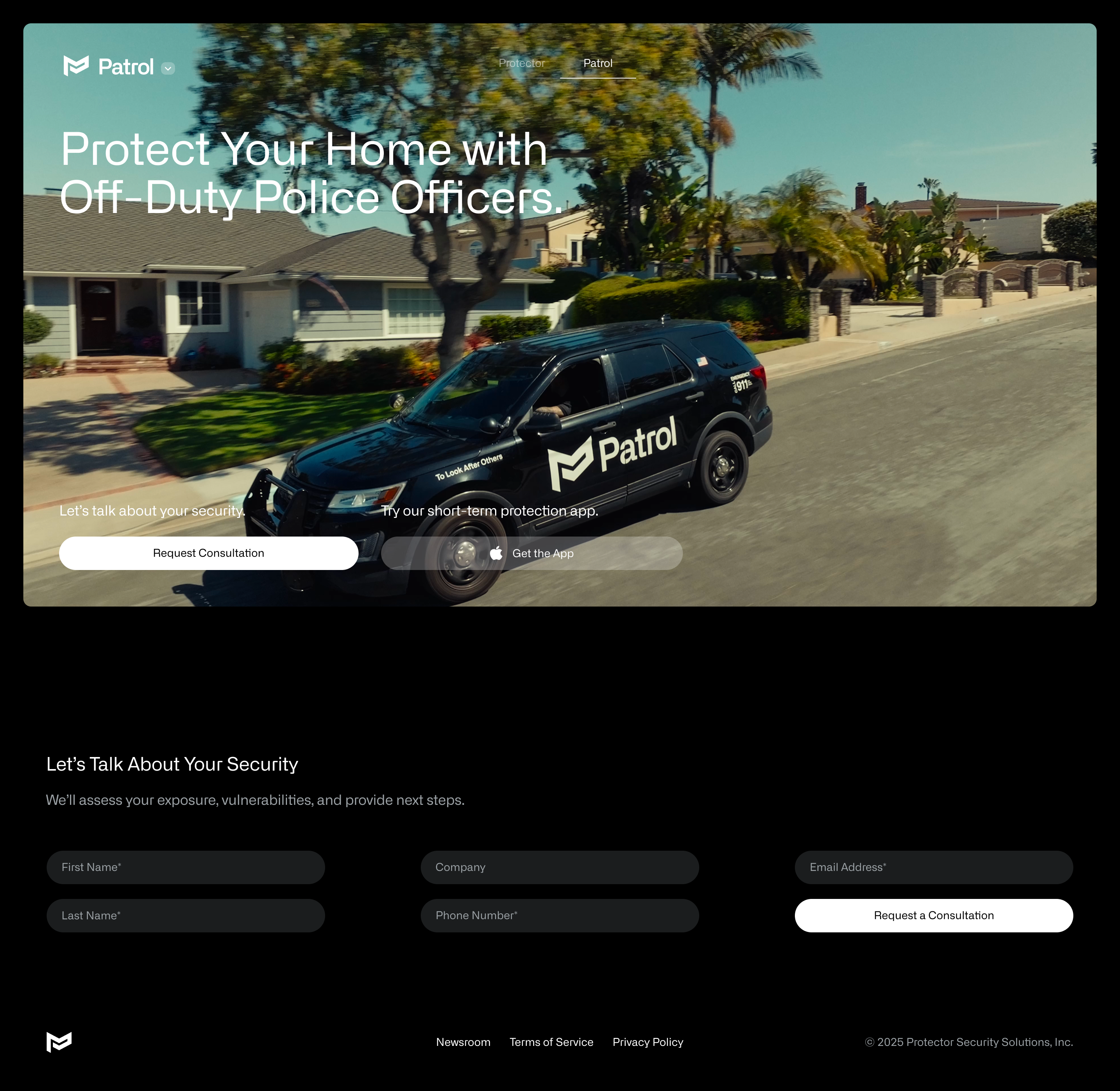 Patrol app design ios ui web