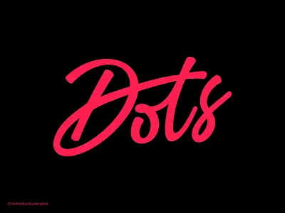 Dots Typography Logomark Design brand identity brand logo branding branding designer calligraphy logo chinthaka gunaratne design graphic design letter logo lettering logo lettermark logo logo design logo designer logos logotype signature logo typography logo wordmark wordmark logo