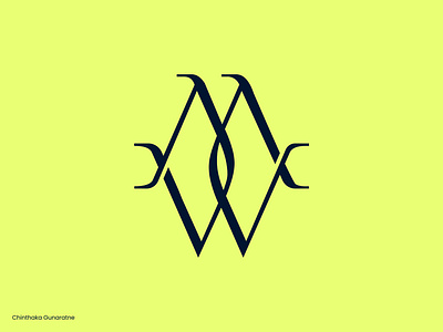 MW Monogram Logomark Design brand logo branding branding designer chinthaka gunaratne design elegant logo graphic design icon letter logo letter mark logo logo design logo designer logo mark logos monogram monogram creation mw logo mw monogram symbol