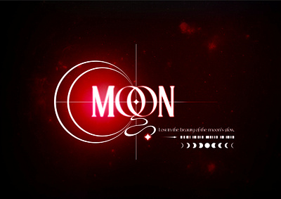 Neo-Deco Futurism Poster art design graphic design moon poster poster design space stars universe