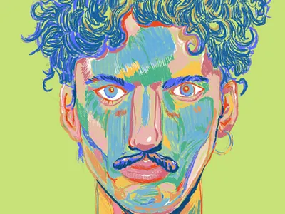 meet Bruno. art color colorful digital digitalart drawing illustration motion graphics procreate