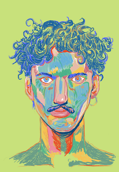 meet Bruno. art color colorful digital digitalart drawing illustration motion graphics procreate