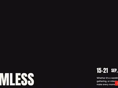 Jovexa - Perfect Event Planning Website event figma framer landing page web design webflow