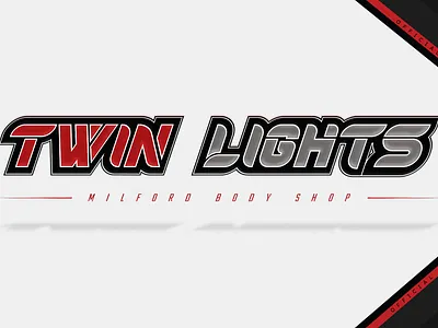 TWIN LIGHTS | PERFORMANCE SHOP BRAND IDENTITY automotivebranding automotivevisualidentity autoshopbranding brandingcollateral businesscarddesign carculturedesign carshopbranding customcarshop logomark performancebranding smallbusinessbranding tunerbrandidentity workshoplogo
