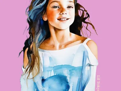 Tee Design - Glow Up Girl digital art graphic design illustration