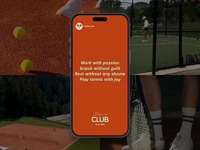 Tennis aesthetic app app design mobile mobile app tenis tennis ui
