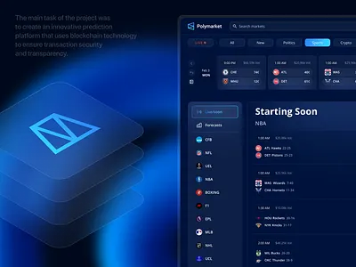 Polymarket | Crypto Prediction Market Platform app branding design figma graphic design illustration logo ui ux vector