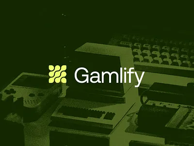 Gamlify — Video game company logo concept branding design flat design gaming brand gaming logo graphic design logo minimal ui video game brand video game logo