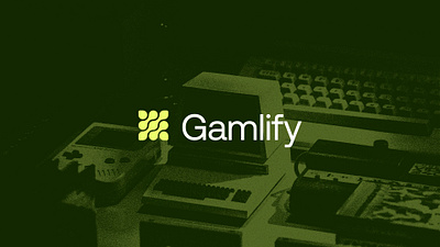 Gamlify — Video game company logo concept branding design flat design gaming brand gaming logo graphic design logo minimal ui video game brand video game logo