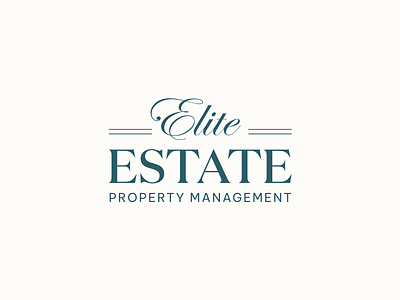 Elite Estate logo brand design brand identity logo logo a day logo design real estate