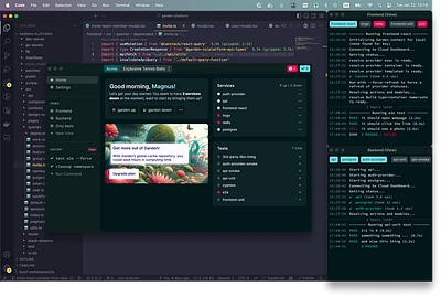 🌱 Grow Desktop – Cloud-First Developer Environments clouddevelopment design desktop desktopappdesign developer dashboard developertools devexperience dx prototype prototyping tauri ui uidesign
