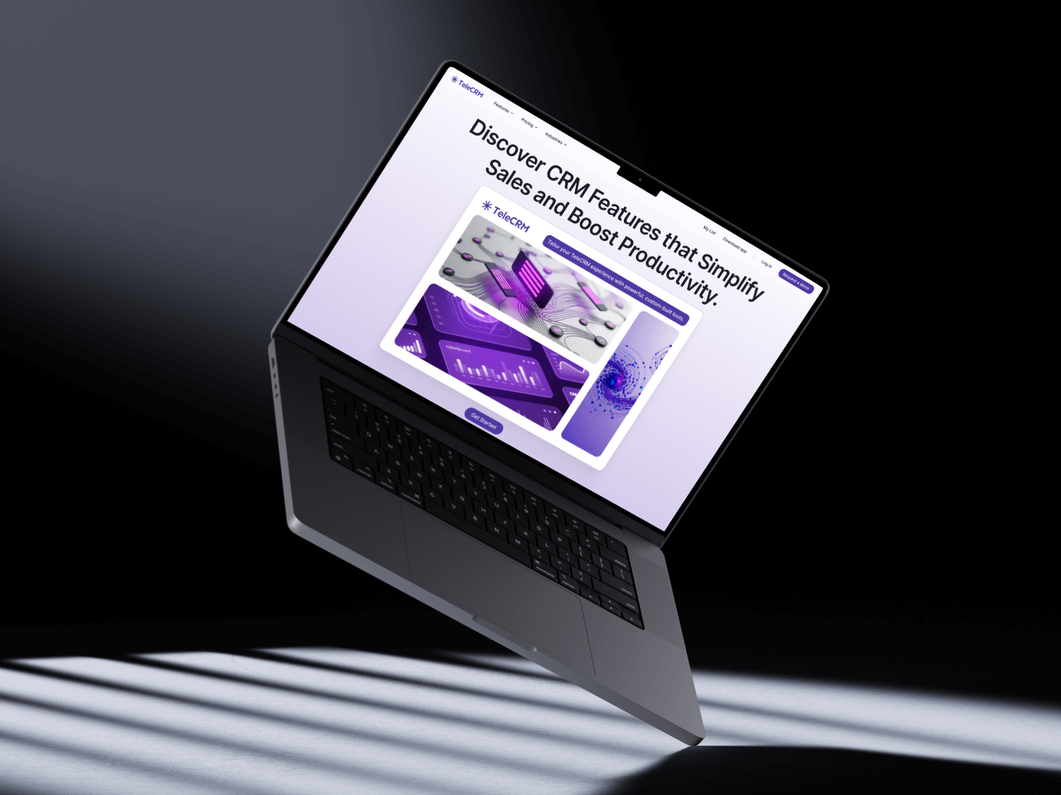 TeleCRM Feature Page Redesign: From Cluttered to Clarity branding concept page crm figma product design responsive design saas design ui ui redesign ux webdesign