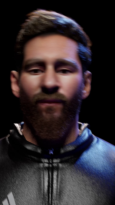 Messi Metahuman animation graphic design maya metahuman unreal