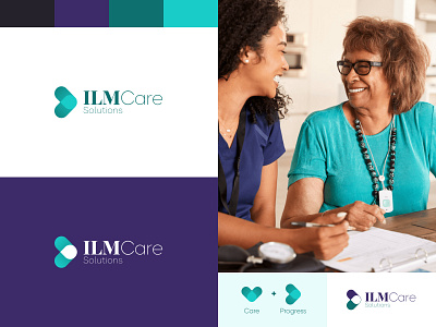 ILM Care - Health Care Company Logo branding design doctor graphic design health logo logomark medical nursing provider