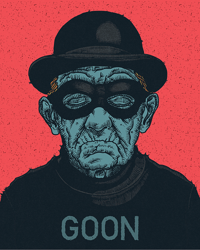 Goon character design color drawing graphic design illustration illustrator