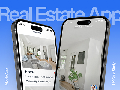 Highlite - Real Estate Property Listing App android app app case study app design branding case study digital product ios app mobile app mobile app design product design property buying property list property listing property management property match property selling real estate ui ux ux case study