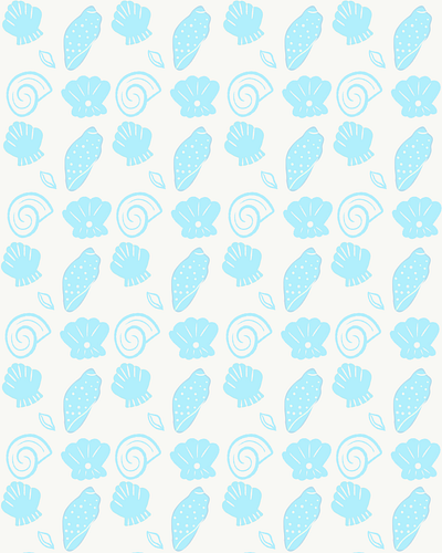 Seashell Surface Pattern Design artist branding design graphic design illustration illustrations illustrator logo seashell surface pattern design