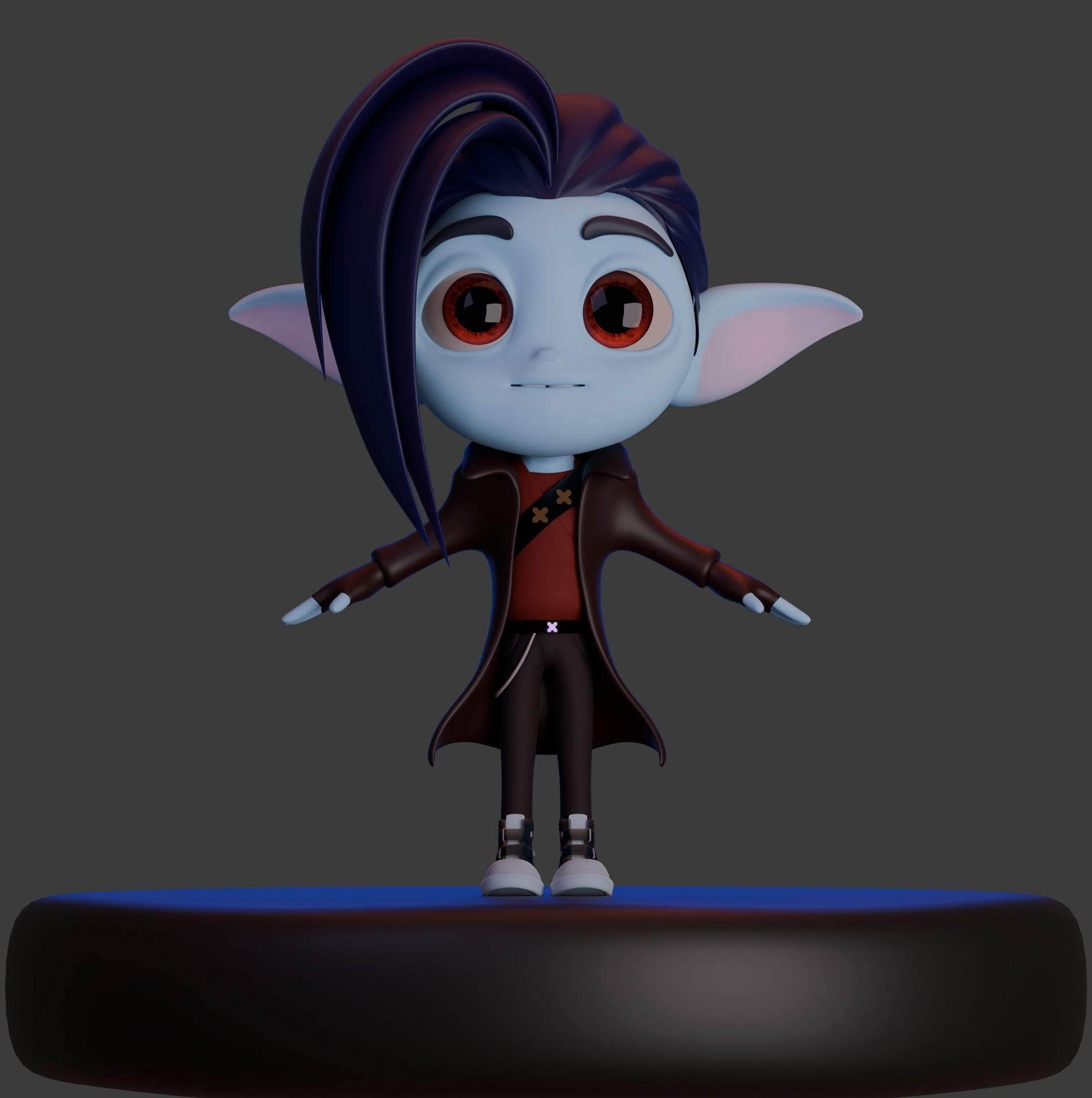 3D Cute Vampire Character Modeling, rigging and animation 3d animation character modeling maya modeling rigging