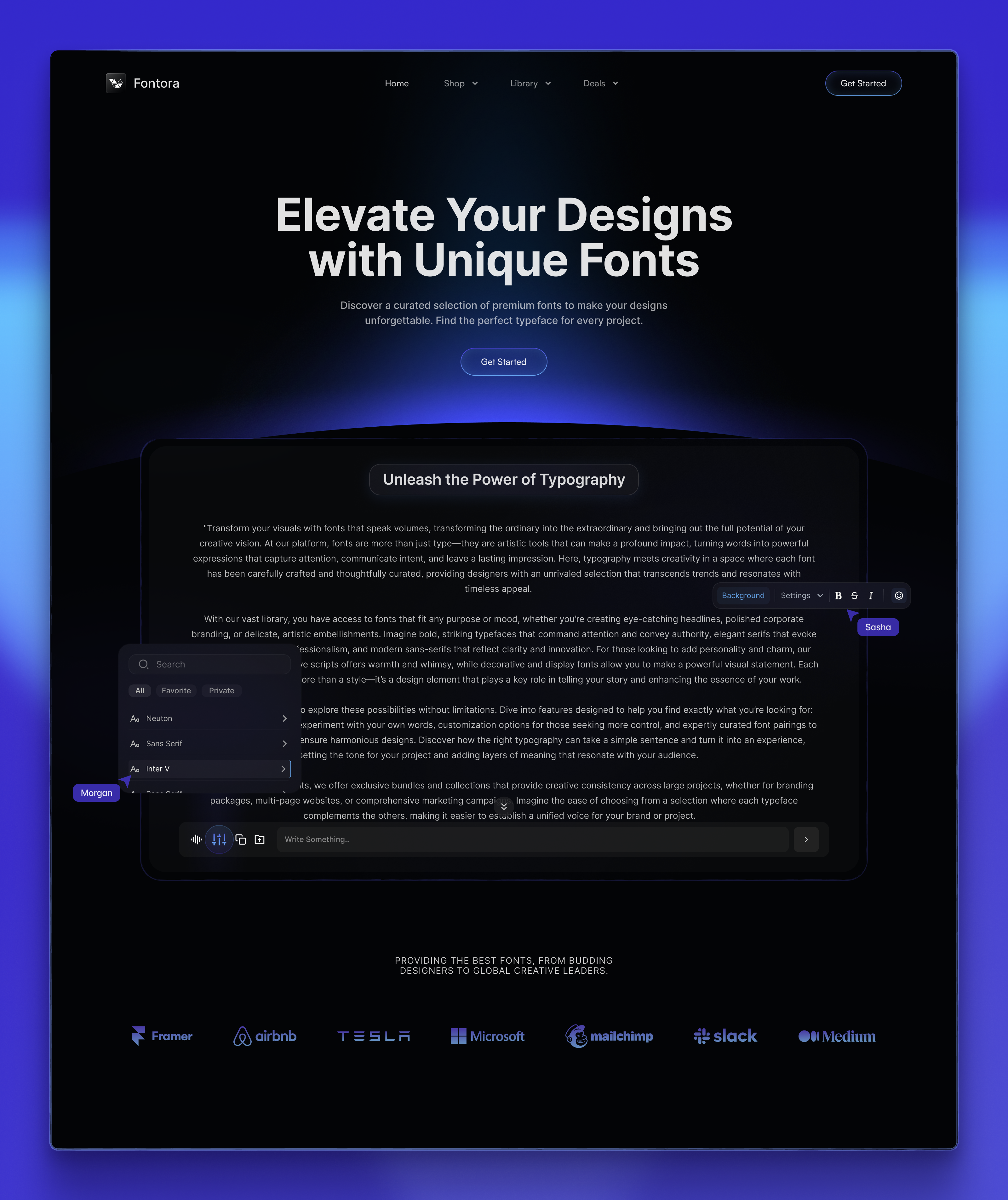 Fontora-Hero Page 3d animation bank branding chart design finance graphic design illustration logo motion graphics ui ux