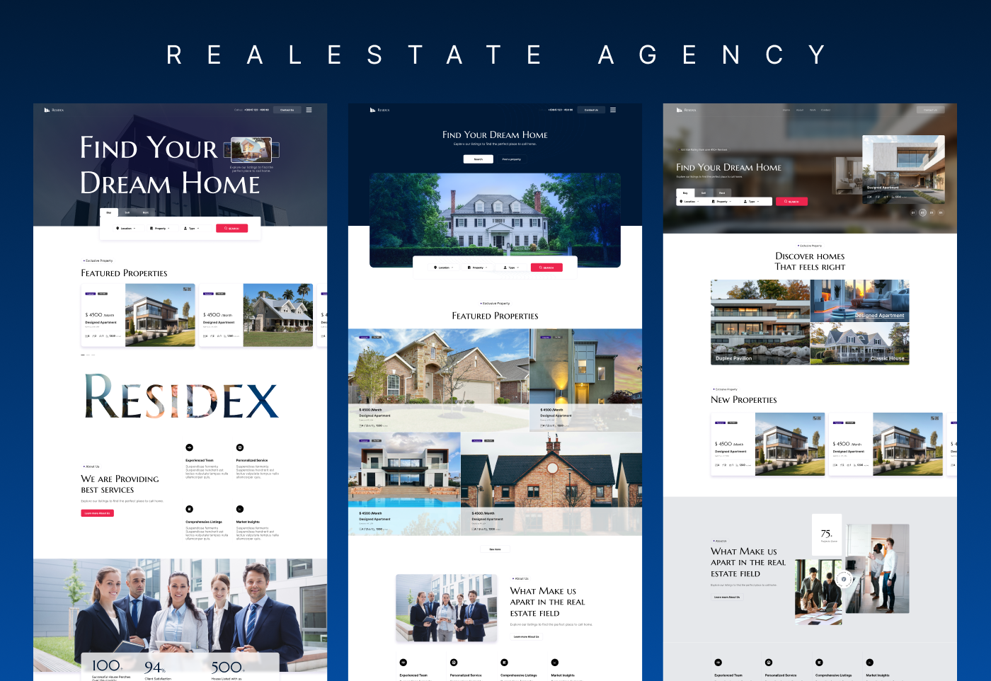 Example of Modern Landing Page Design UX UI Figma