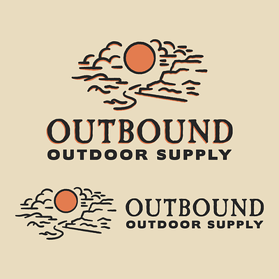 Outbound Outdoor Supply. design designfeed graphic design illustration logo typography vector