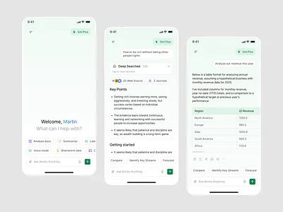 Bimbo - AI Mobile ai ai assistant app card ui clean design digital internet mobile mobile app mobile design modern smartphone tech technology ui uidesign ux uxdesign voice assistant