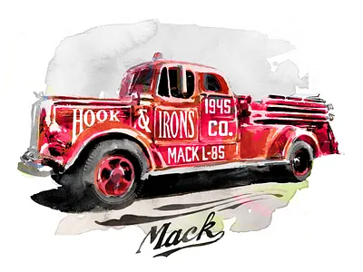 Hook & Irons branding graphic design hand done hand painted hook irons illustration logo